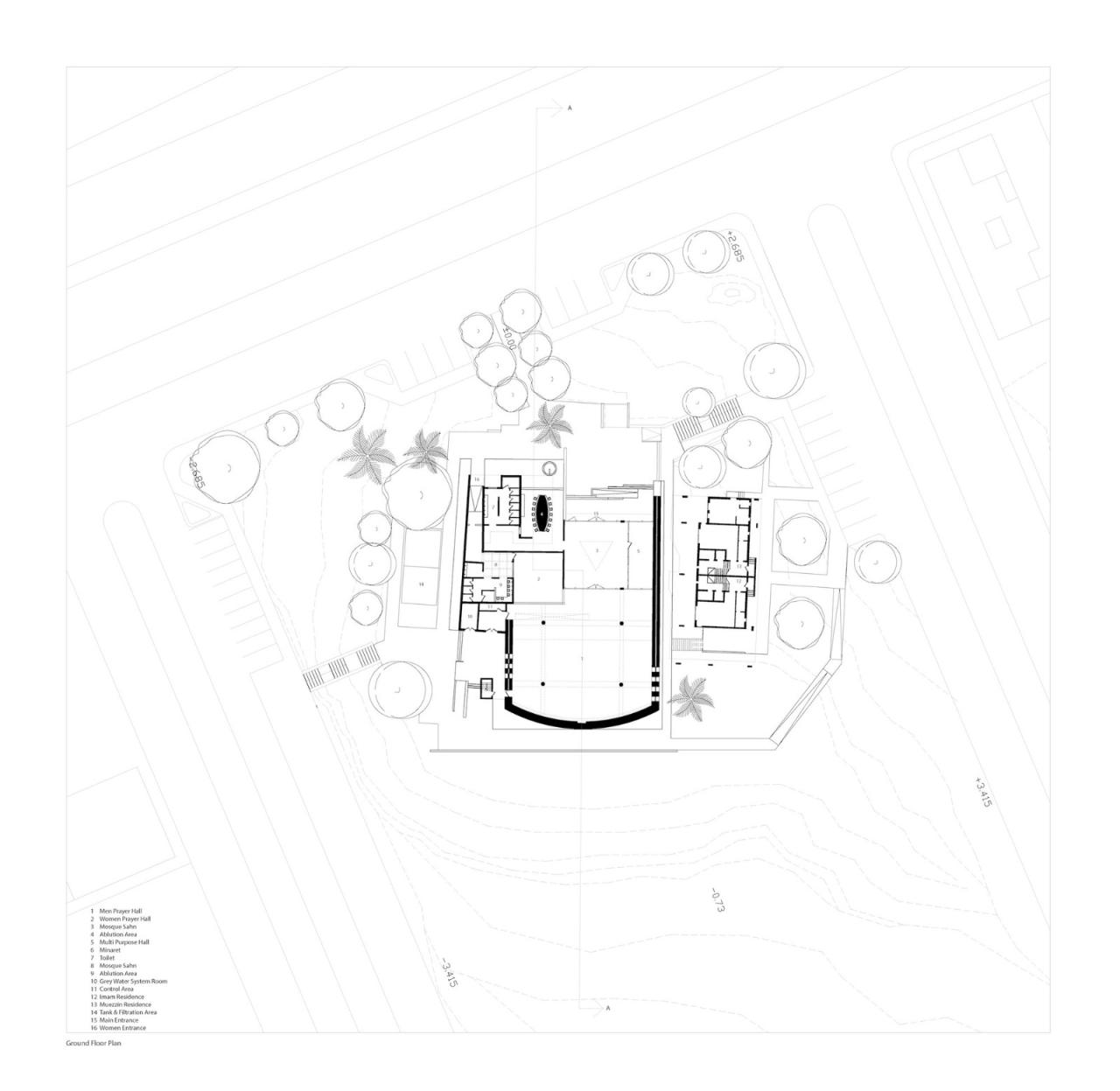 BIM建筑|光与石,Al Gharra 清真寺 / Mohammed Ibrahim Shafee Architectural Office BIM建筑|光与石,Al Gharra 清真寺 / Mohammed Ibrahim Shafee Architectural Office
