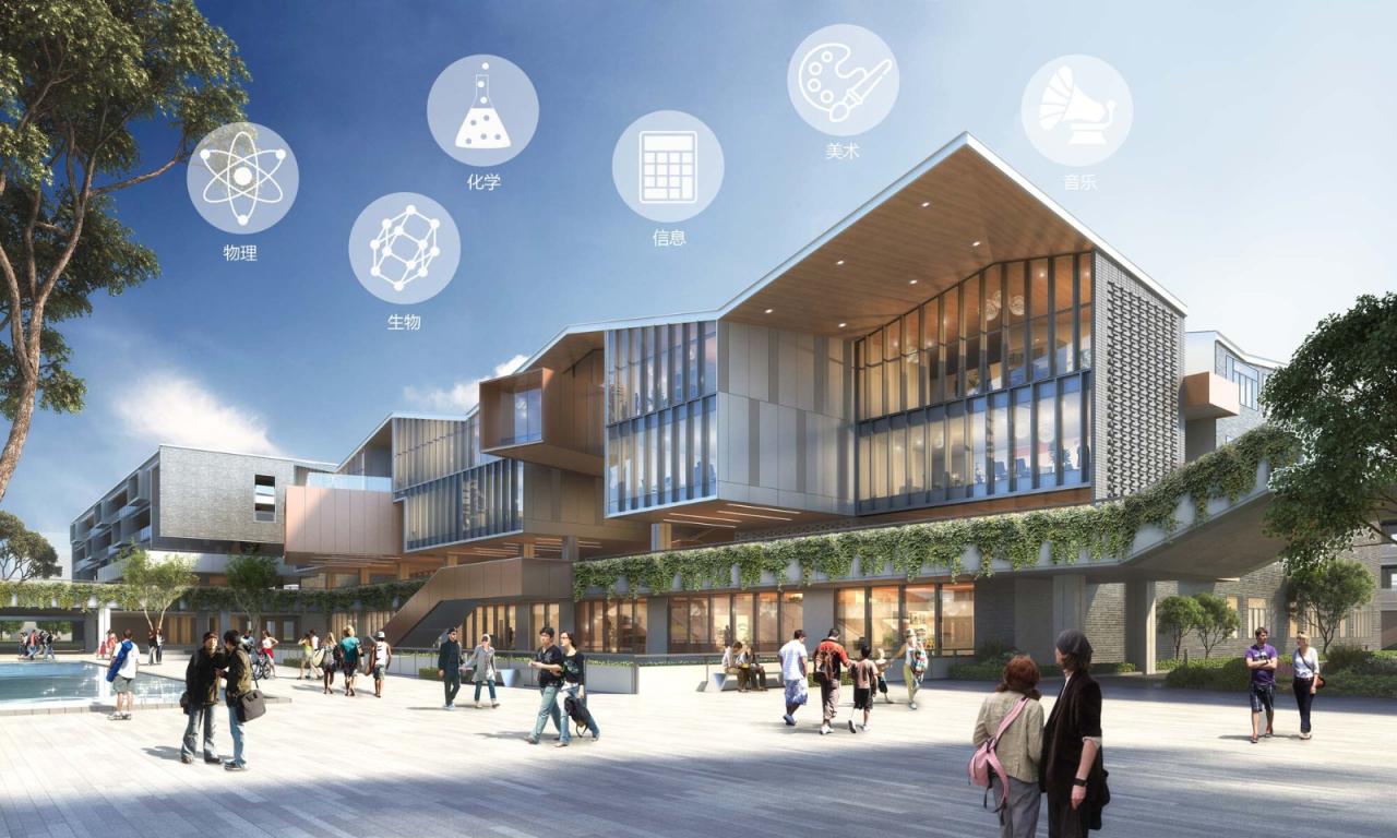 BIM建筑|南京中华中学雨花校区 / 东南大学建筑设计研究院 BIM建筑|南京中华中学雨花校区 / 东南大学建筑设计研究院