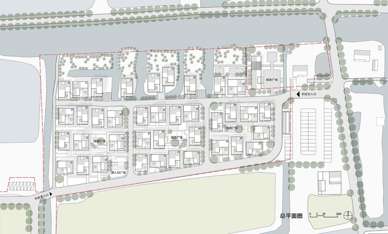BIM建筑|阜宁县益林镇穆沟村新型社区 / 南大设计院周凌工作室 BIM建筑|阜宁县益林镇穆沟村新型社区 / 南大设计院周凌工作室