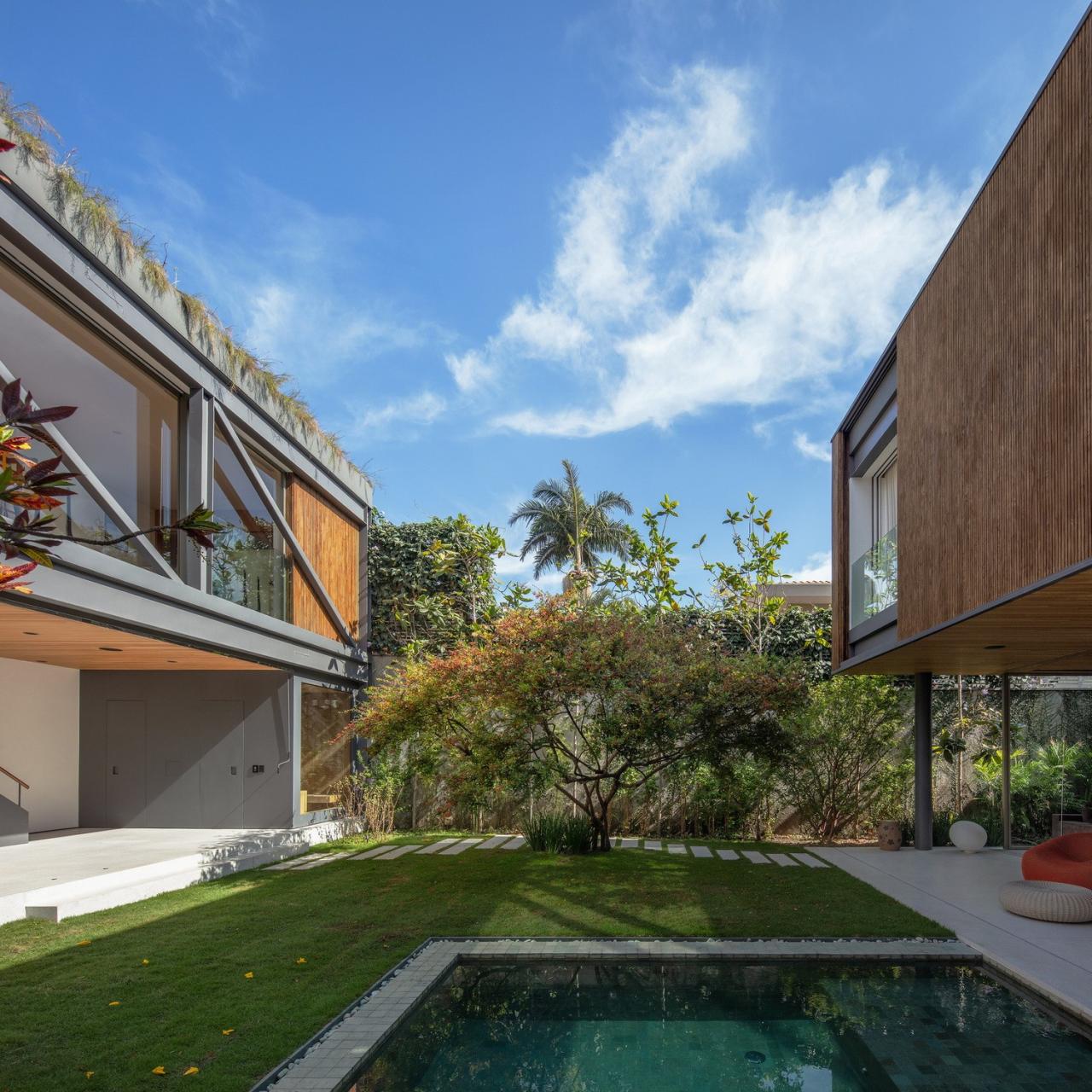 BIM建筑|桁架住宅 / Terra Capobianco + Galeria Arquitetos BIM建筑|桁架住宅 / Terra Capobianco + Galeria Arquitetos