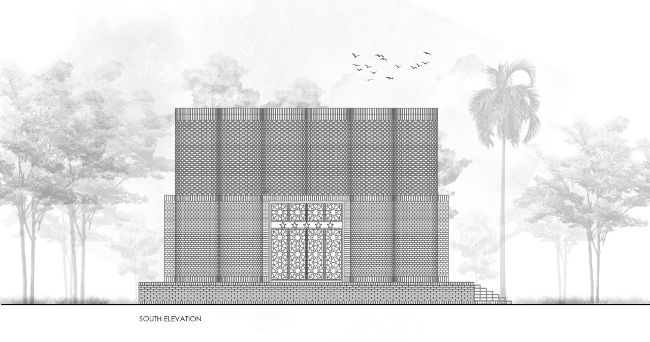 BIM建筑| 陵墓纪念堂,混凝土圆柱‘滴落’ / Sthapotik BIM建筑| 陵墓纪念堂,混凝土圆柱‘滴落’ / Sthapotik