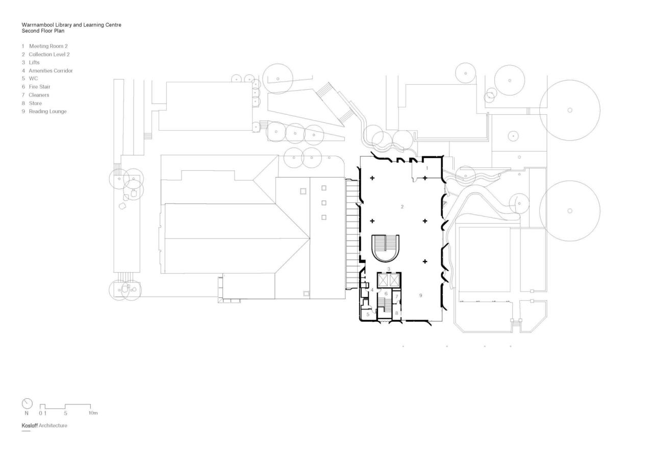 BIM建筑|瓦南布尔图书馆与学习中心 / Kosloff Architecture BIM建筑|瓦南布尔图书馆与学习中心 / Kosloff Architecture