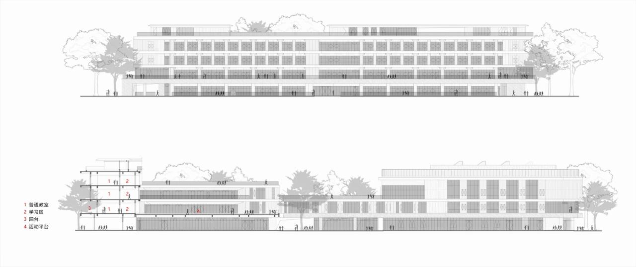 BIM建筑|对话童心,天性乐园:杭州江南实验学校教育集团江晖小学 / 浙江大学建筑设计研究院 BIM建筑|对话童心,天性乐园:杭州江南实验学校教育集团江晖小学 / 浙江大学建筑设计研究院