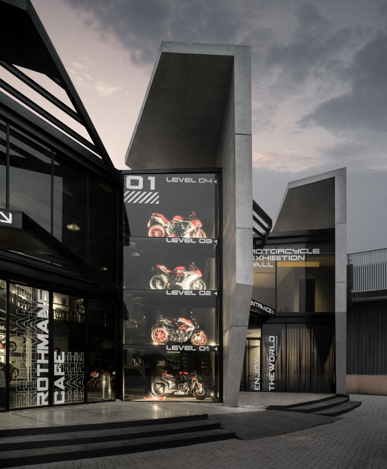 BIM建筑|机器与隐喻的诗学:顺德EW机车展厅 / SN-A超然建筑 BIM建筑|机器与隐喻的诗学:顺德EW机车展厅 / SN-A超然建筑