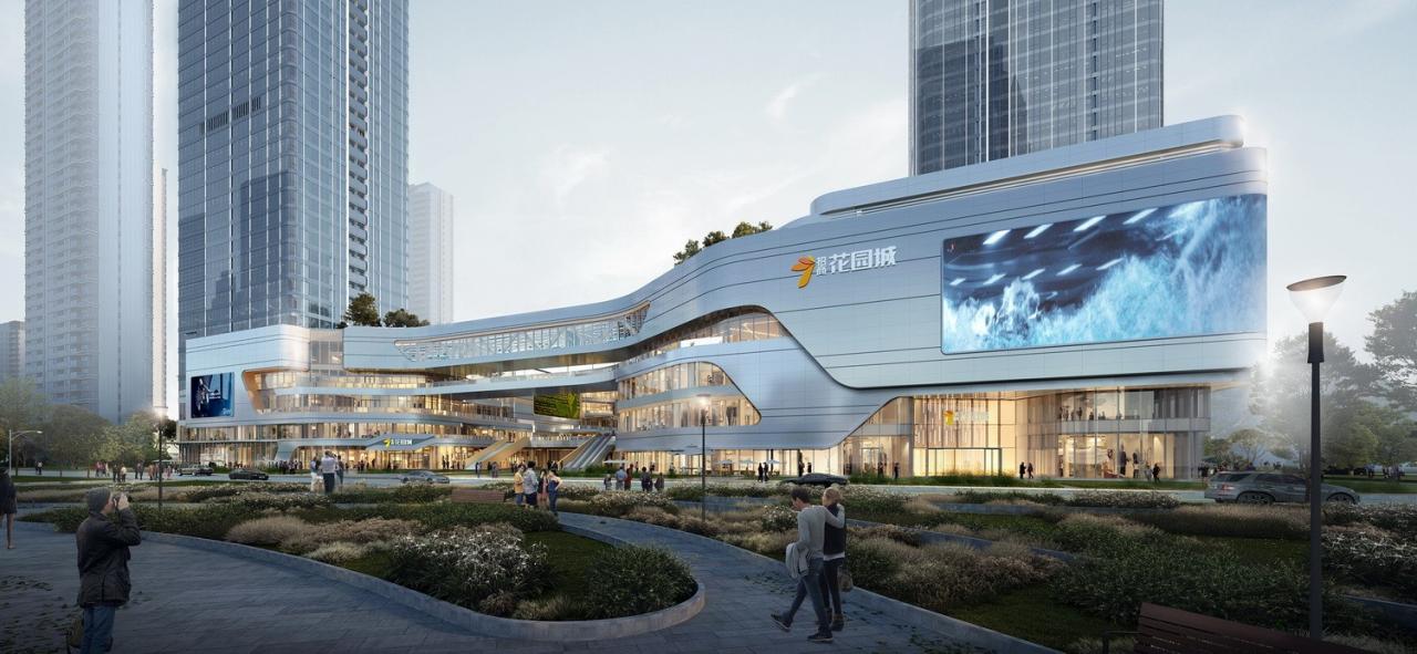 BIM建筑|长沙招商梅溪湖花园城方案首发:【二十四时·森活童行】科技生态有氧MALL / 三益中国 BIM建筑|长沙招商梅溪湖花园城方案首发:【二十四时·森活童行】科技生态有氧MALL / 三益中国