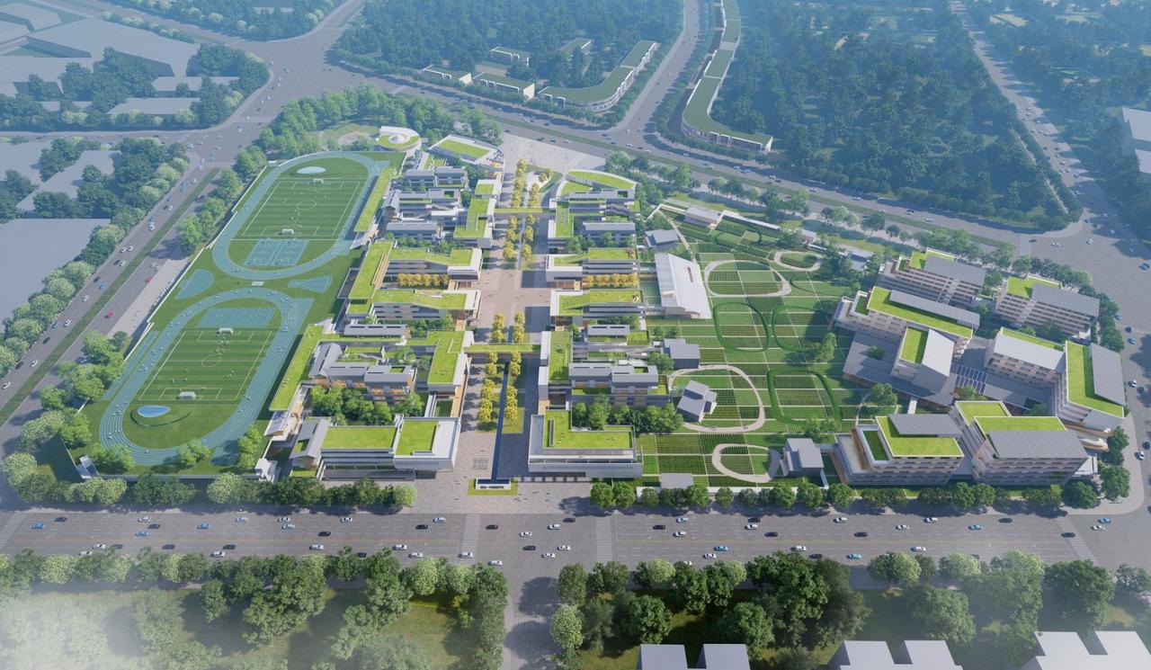 BIM建筑|湾区重点学校方案设计:佛山一中顺德学校 / AG汇创 BIM建筑|湾区重点学校方案设计:佛山一中顺德学校 / AG汇创