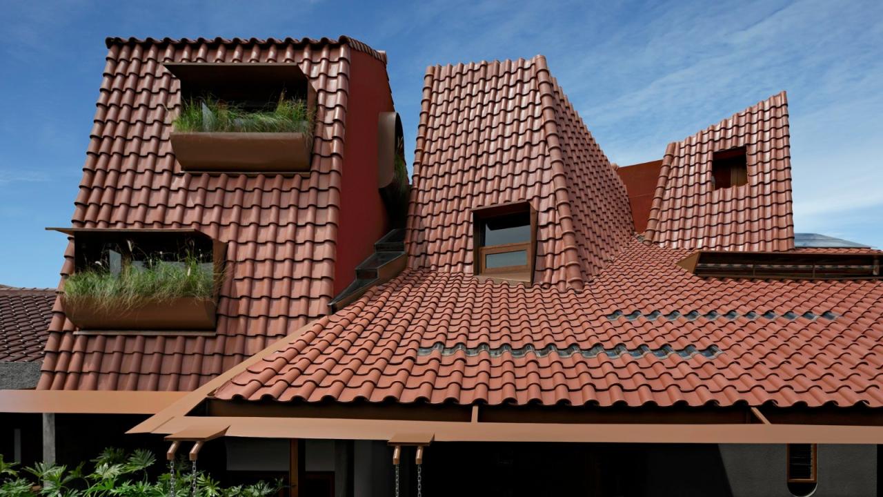 BIM建筑|爪哇屋顶+旋转房间,分心的房子 / Ismail Solehudin Architecture BIM建筑|爪哇屋顶+旋转房间,分心的房子 / Ismail Solehudin Architecture