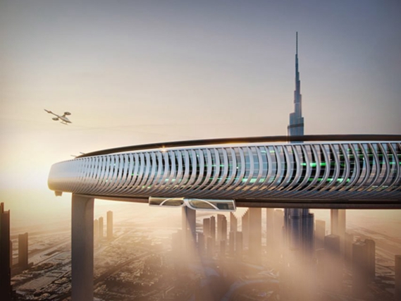 BIM建筑|建筑师提议用空中“连续大都市”包围哈利法塔 BIM建筑|建筑师提议用空中“连续大都市”包围哈利法塔