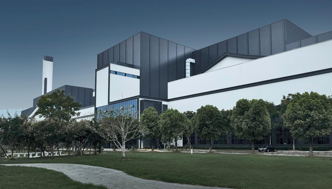 BIM建筑|锡东生活垃圾焚烧发电厂外立面改造 / 广州华科工程技术有限公司 BIM建筑|锡东生活垃圾焚烧发电厂外立面改造 / 广州华科工程技术有限公司