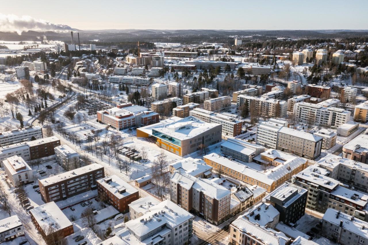 BIM建筑|Lumit 艺术高中 / Lukkairoinen 建筑事务所 BIM建筑|Lumit 艺术高中 / Lukkairoinen 建筑事务所