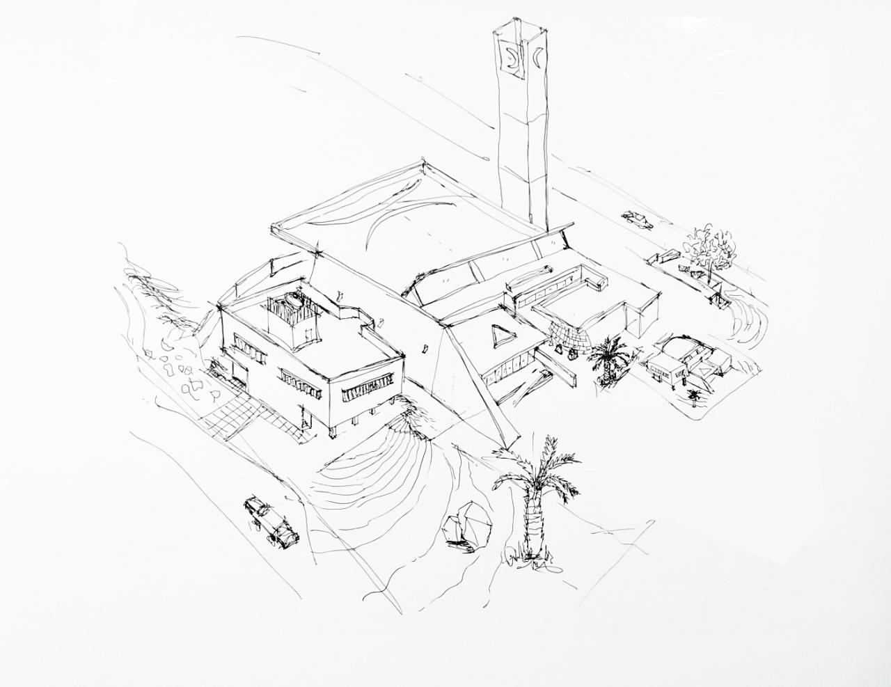 BIM建筑|光与石,Al Gharra 清真寺 / Mohammed Ibrahim Shafee Architectural Office BIM建筑|光与石,Al Gharra 清真寺 / Mohammed Ibrahim Shafee Architectural Office