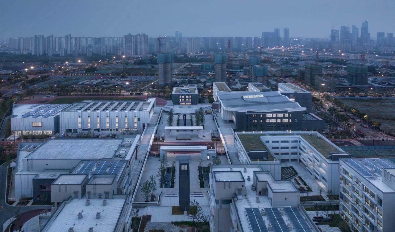 BIM建筑|南京中华中学雨花校区 / 东南大学建筑设计研究院 BIM建筑|南京中华中学雨花校区 / 东南大学建筑设计研究院