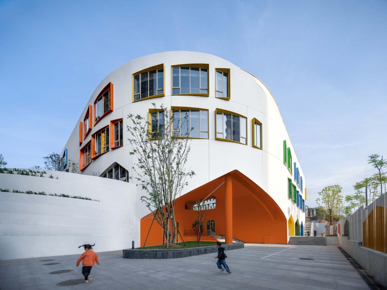BIM建筑|衢州市柯城区教工幼儿园 / 零壹城市 BIM建筑|衢州市柯城区教工幼儿园 / 零壹城市