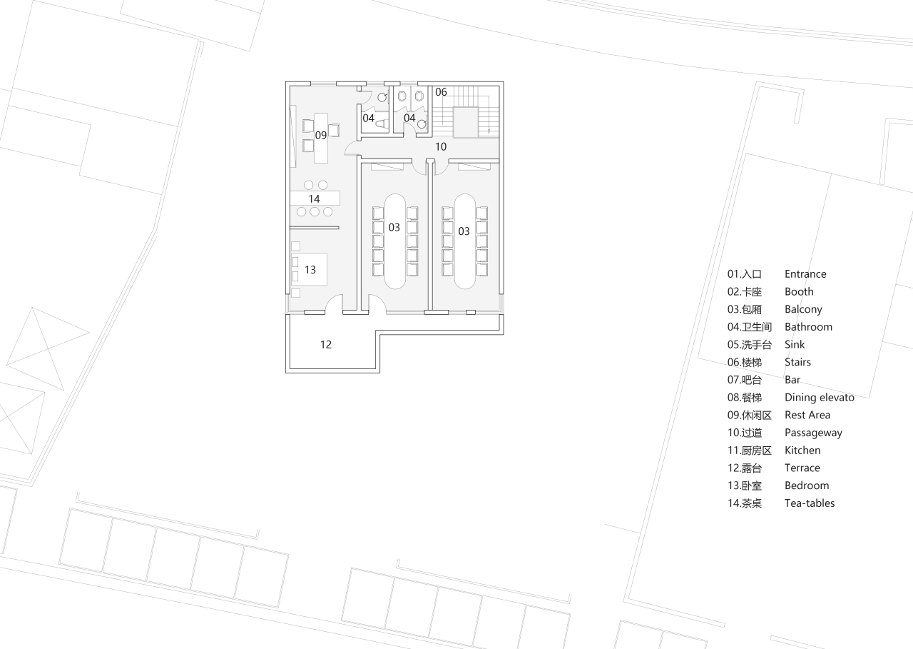 BIM建筑|环湖公路边的度假餐吧 / 平介设计 BIM建筑|环湖公路边的度假餐吧 / 平介设计