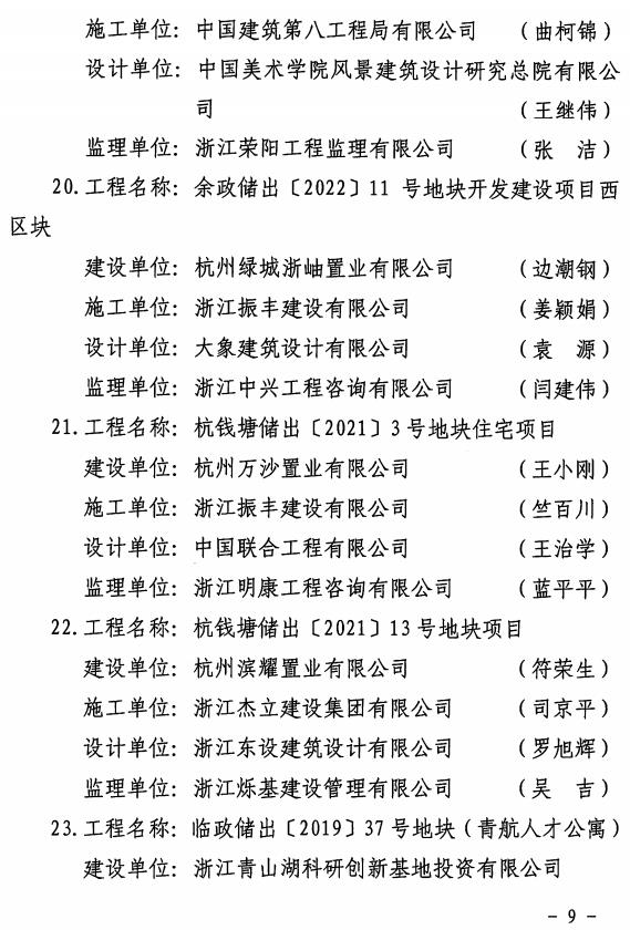 装配式政策|杭州市公布2022年度新型建筑工业化示范产业基地和示范项目名单 装配式政策|杭州市公布2022年度新型建筑工业化示范产业基地和示范项目名单