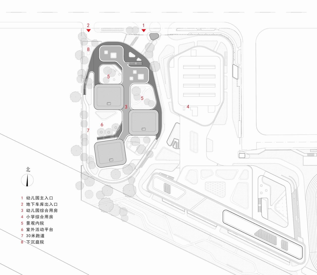 BIM建筑|串联的无界活动空间:杭州市滨江区东方郡幼儿园江晖分园 / 浙江大学建筑设计研究院有限公司 BIM建筑|串联的无界活动空间:杭州市滨江区东方郡幼儿园江晖分园 / 浙江大学建筑设计研究院有限公司