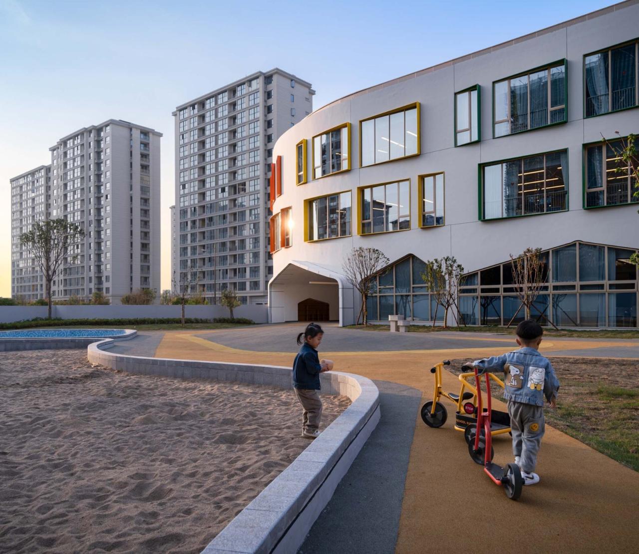 BIM建筑|衢州市柯城区教工幼儿园 / 零壹城市 BIM建筑|衢州市柯城区教工幼儿园 / 零壹城市