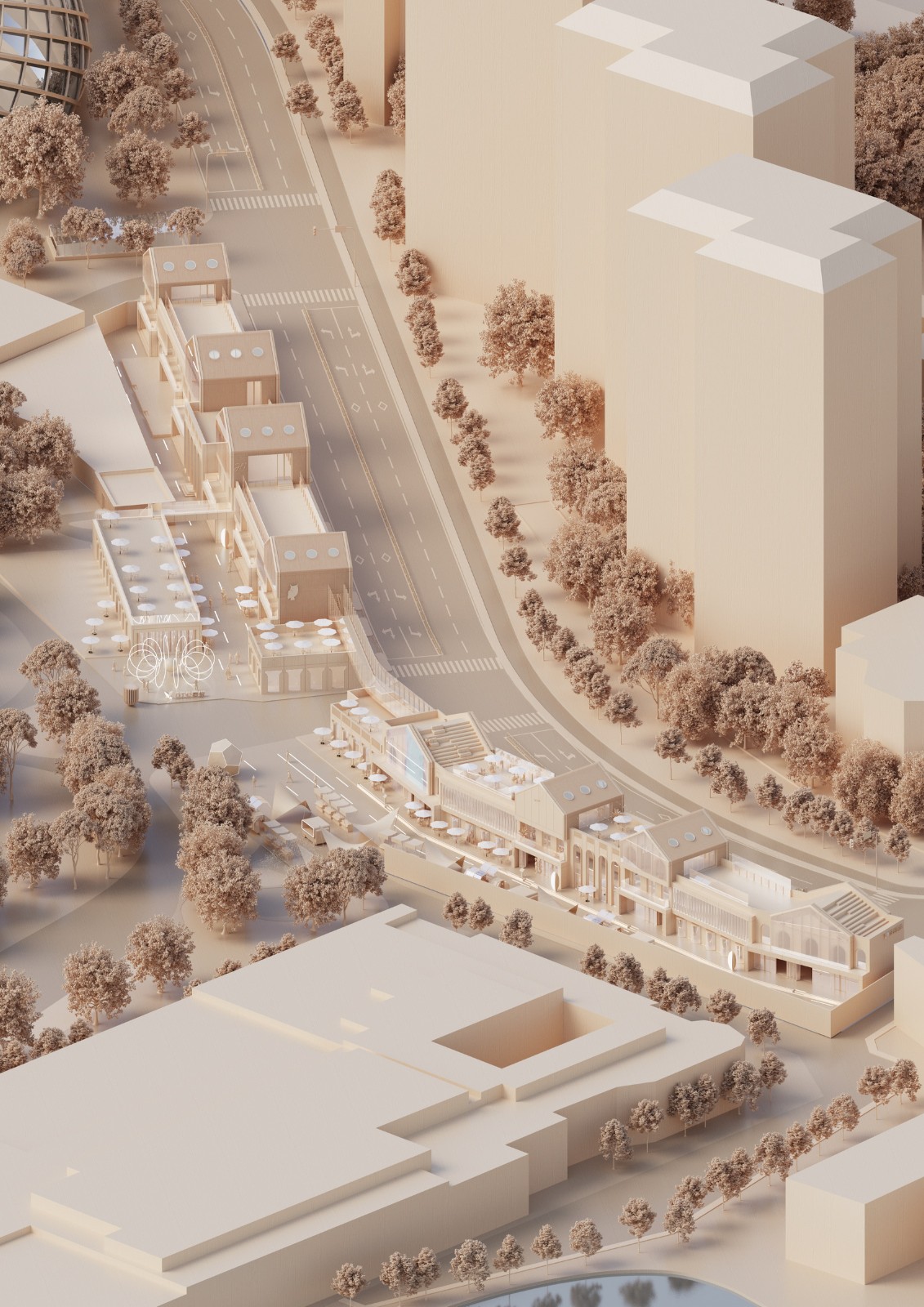 BIM建筑|DT公园西街数字孪生商街更新方案探索 / UUA建筑师事务所 BIM建筑|DT公园西街数字孪生商街更新方案探索 / UUA建筑师事务所