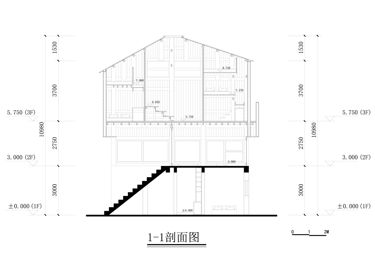 BIM建筑|归柳杨宅 / 無名营造社建筑事务所 BIM建筑|归柳杨宅 / 無名营造社建筑事务所
