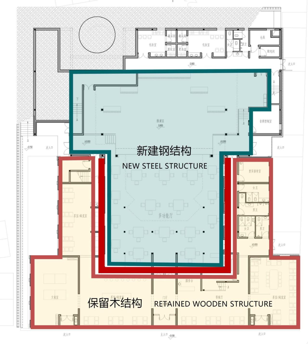 BIM建筑|江淮小剧场 / 东南大学建筑学院 BIM建筑|江淮小剧场 / 东南大学建筑学院