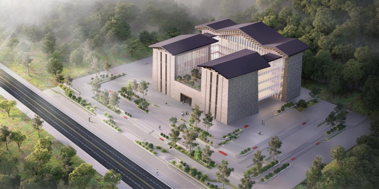 BIM建筑|西索石寨——马尔康市西索村文化综合体建筑设计 / 外行建筑 BIM建筑|西索石寨——马尔康市西索村文化综合体建筑设计 / 外行建筑