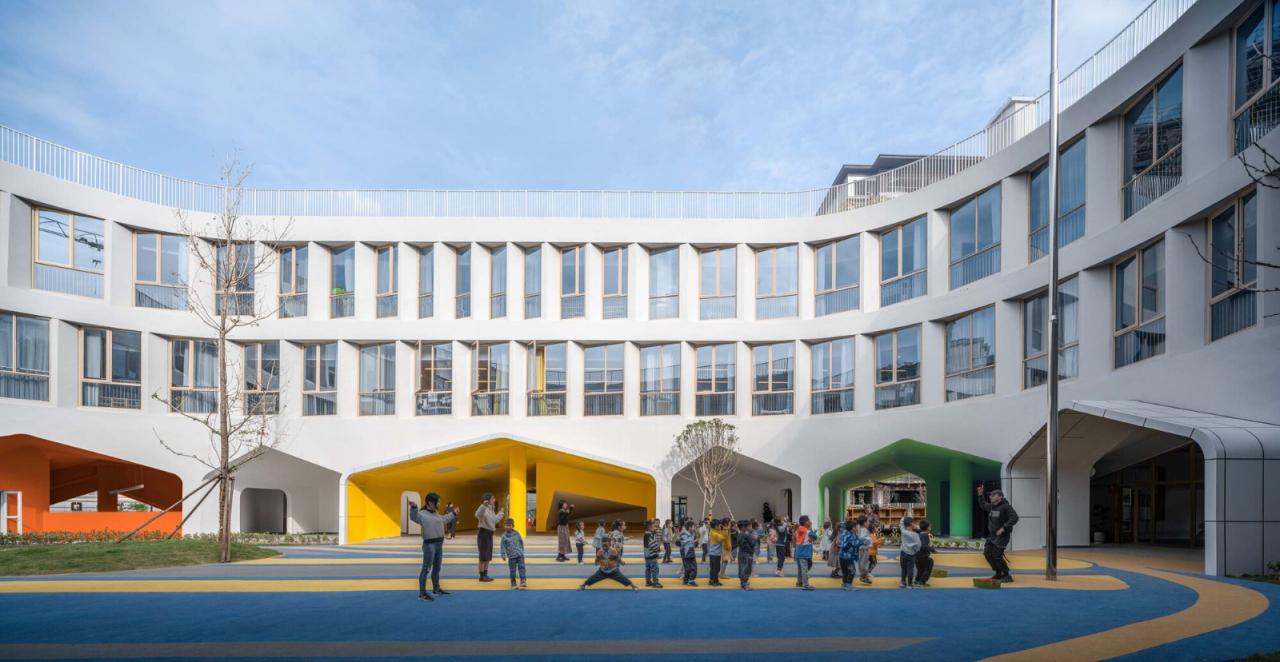 BIM建筑|衢州市柯城区教工幼儿园 / 零壹城市 BIM建筑|衢州市柯城区教工幼儿园 / 零壹城市