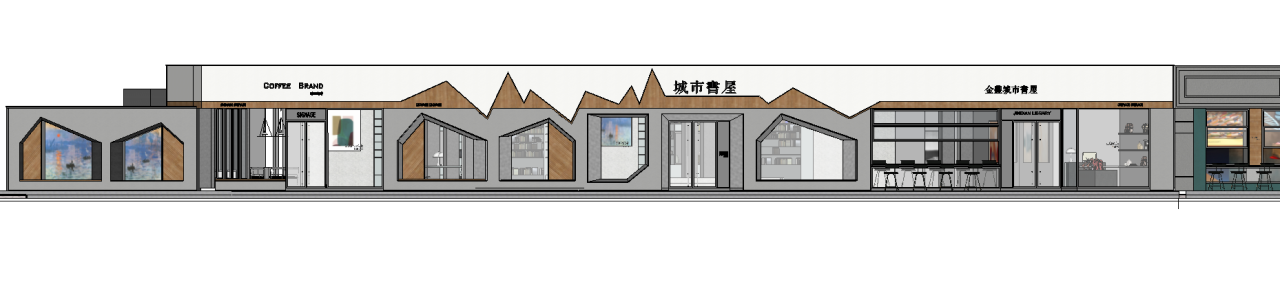 BIM建筑|上海幸乐路城市书屋:书香为邻,家门口的“心灵驿站” / 三益中国 BIM建筑|上海幸乐路城市书屋:书香为邻,家门口的“心灵驿站” / 三益中国
