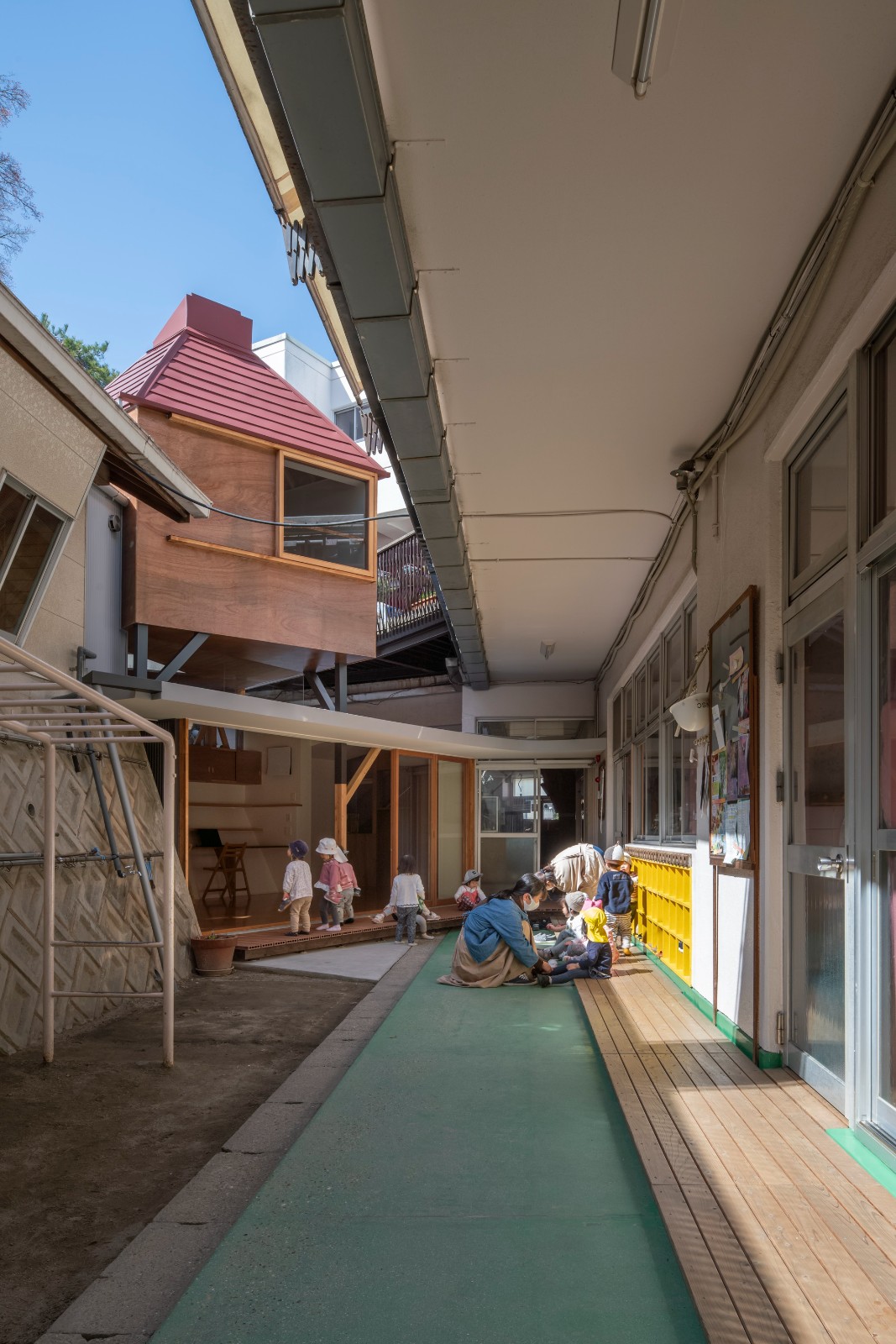 BIM建筑|消解死胡同,山里保育园改扩建 / 吉村真基建筑计画事务所 | MYAO BIM建筑|消解死胡同,山里保育园改扩建 / 吉村真基建筑计画事务所 | MYAO