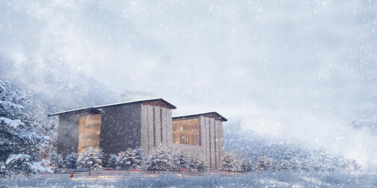 BIM建筑|西索石寨——马尔康市西索村文化综合体建筑设计 / 外行建筑 BIM建筑|西索石寨——马尔康市西索村文化综合体建筑设计 / 外行建筑