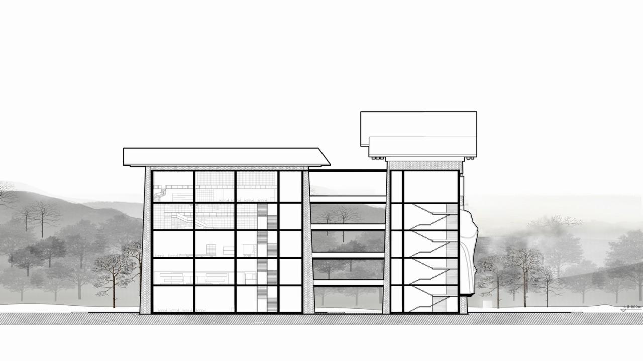 BIM建筑|西索石寨——马尔康市西索村文化综合体建筑设计 / 外行建筑 BIM建筑|西索石寨——马尔康市西索村文化综合体建筑设计 / 外行建筑