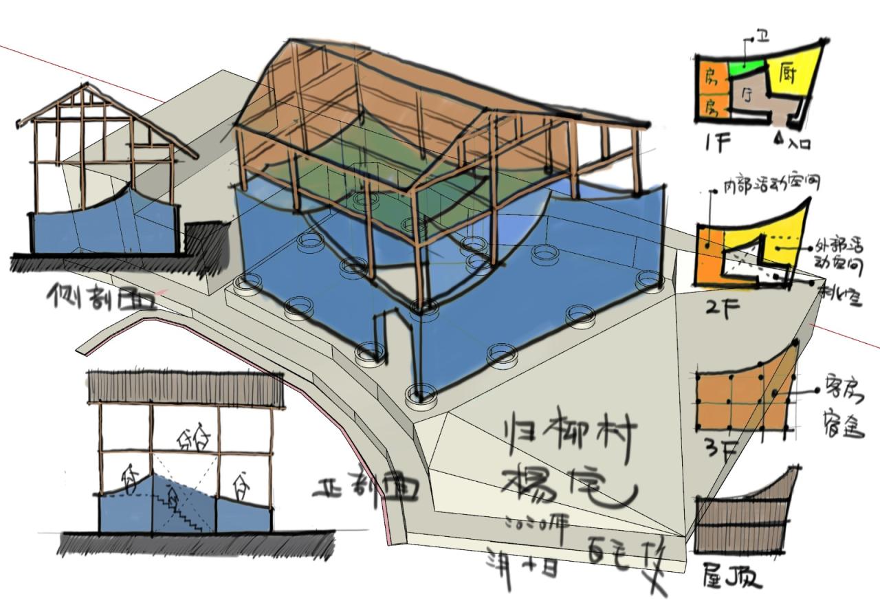 BIM建筑|归柳杨宅 / 無名营造社建筑事务所 BIM建筑|归柳杨宅 / 無名营造社建筑事务所
