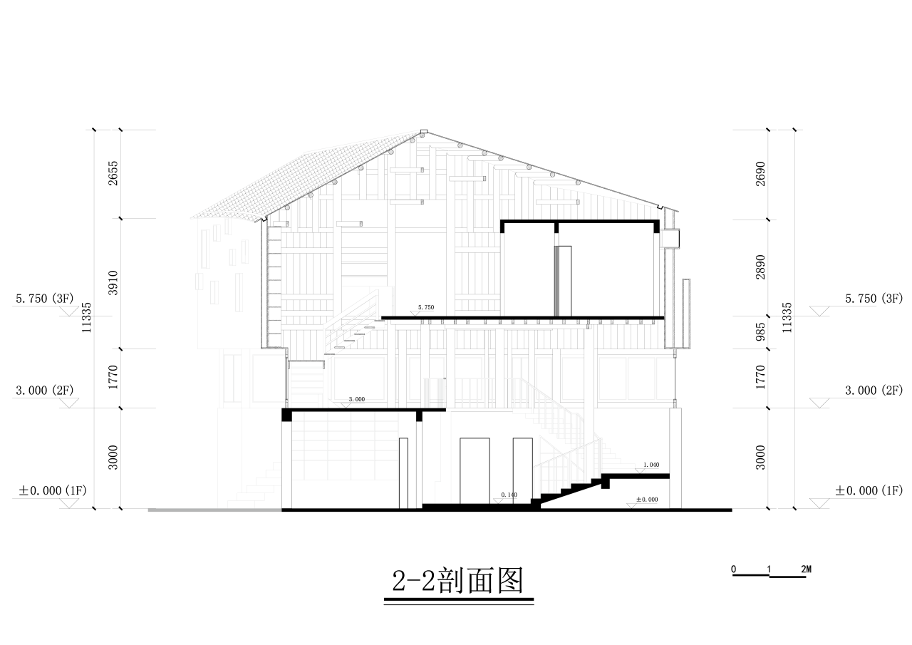 BIM建筑|归柳杨宅 / 無名营造社建筑事务所 BIM建筑|归柳杨宅 / 無名营造社建筑事务所