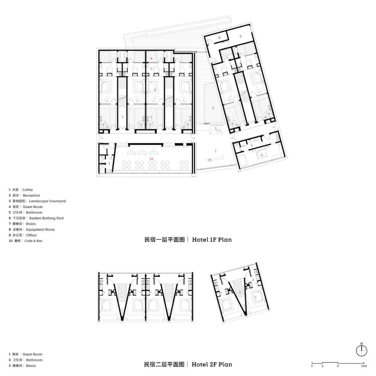 BIM建筑|泊船与人烟,曲水善湾船坞民宿 / goa大象设计 BIM建筑|泊船与人烟,曲水善湾船坞民宿 / goa大象设计