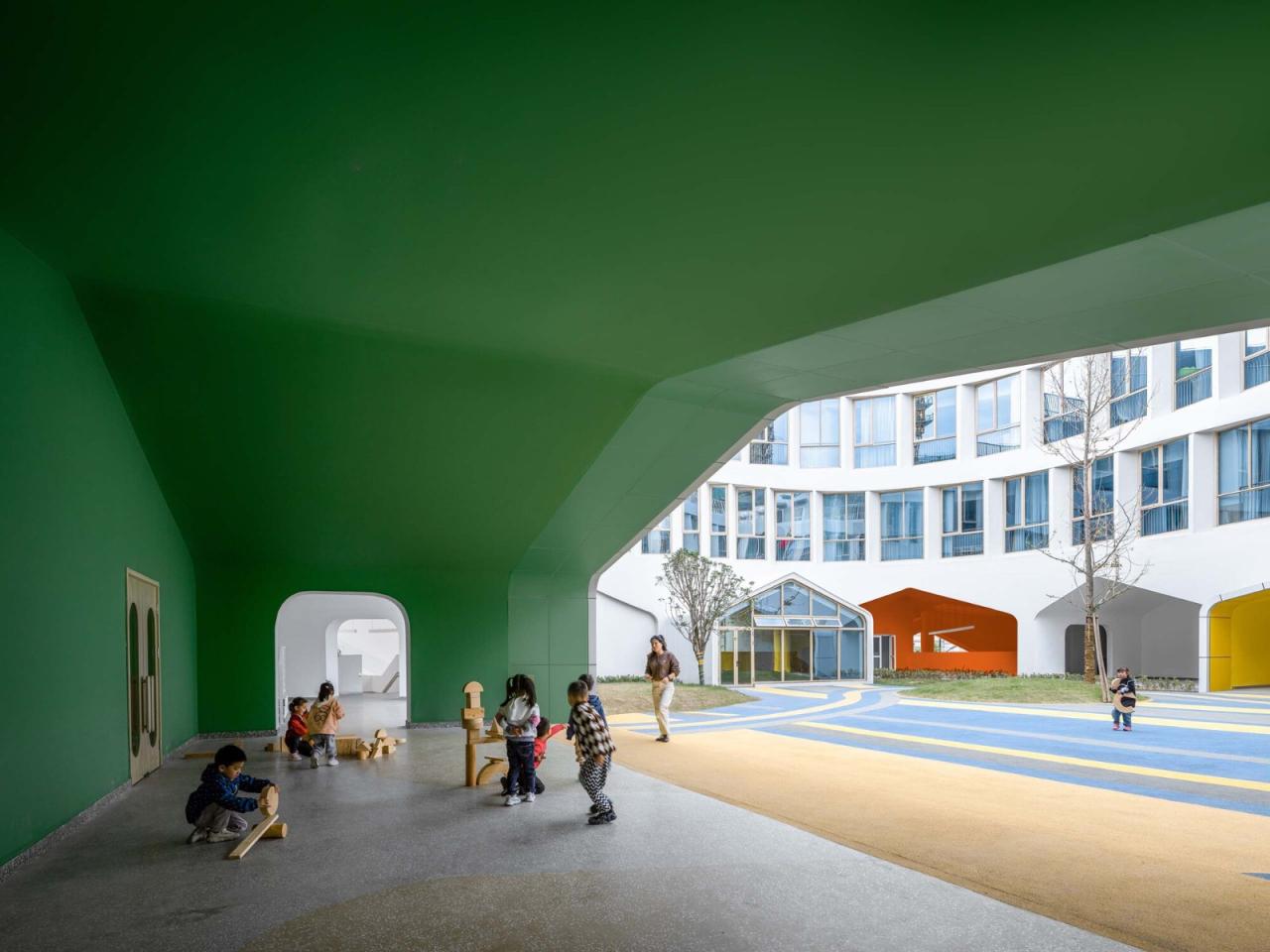 BIM建筑|衢州市柯城区教工幼儿园 / 零壹城市 BIM建筑|衢州市柯城区教工幼儿园 / 零壹城市