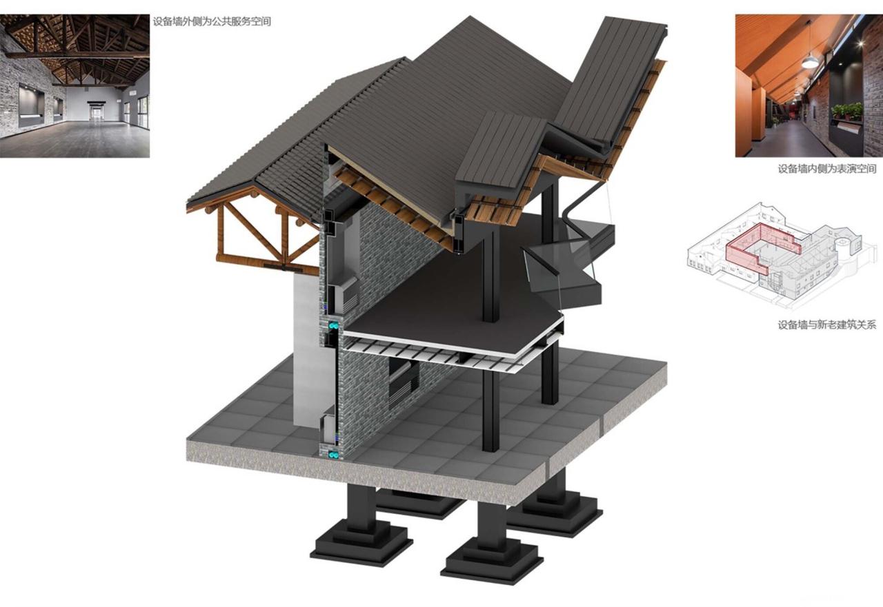 BIM建筑|江淮小剧场 / 东南大学建筑学院 BIM建筑|江淮小剧场 / 东南大学建筑学院