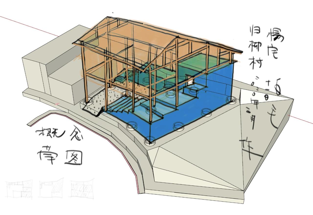 BIM建筑|归柳杨宅 / 無名营造社建筑事务所 BIM建筑|归柳杨宅 / 無名营造社建筑事务所