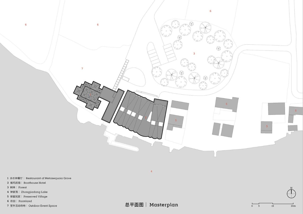 BIM建筑|泊船与人烟,曲水善湾船坞民宿 / goa大象设计 BIM建筑|泊船与人烟,曲水善湾船坞民宿 / goa大象设计