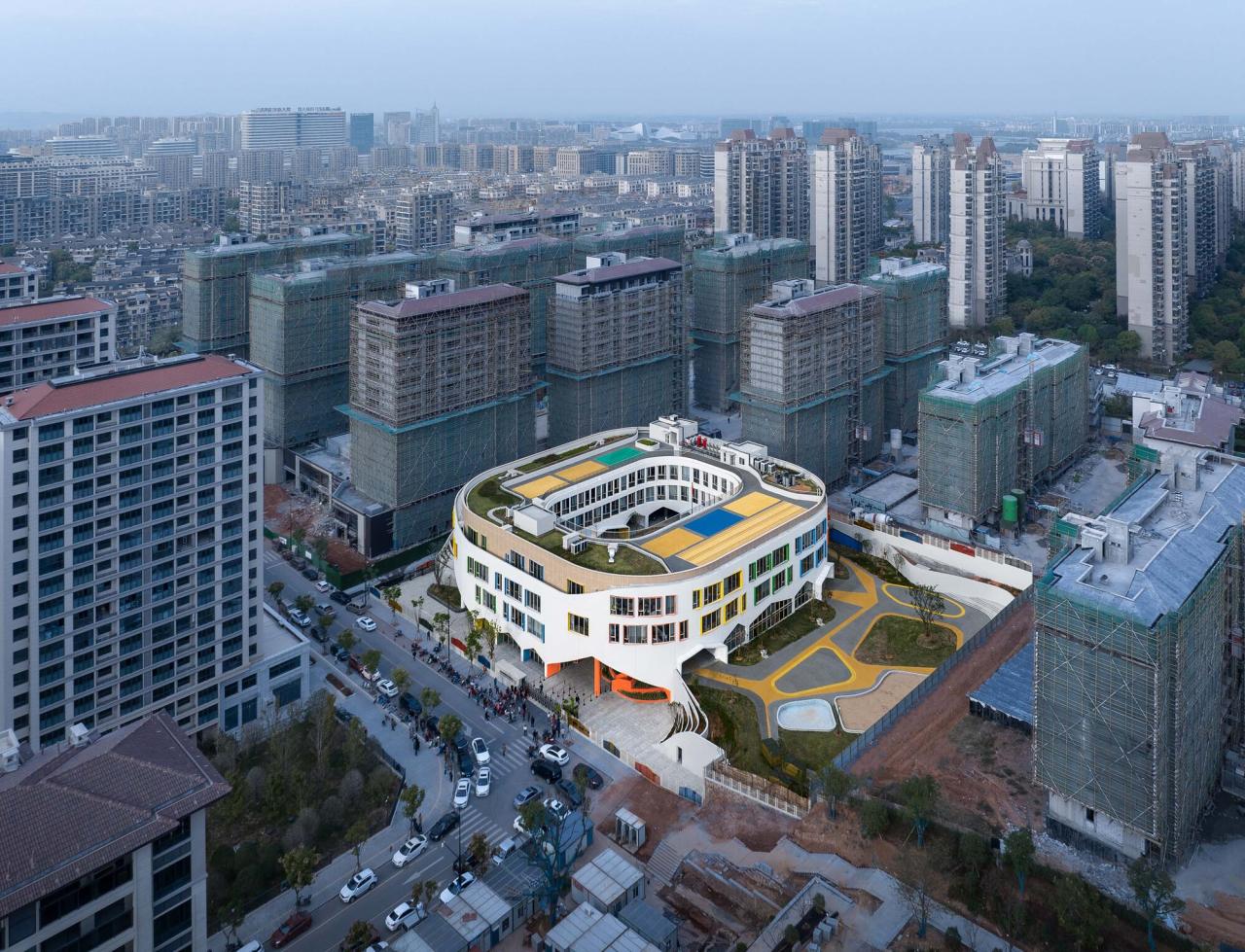 BIM建筑|衢州市柯城区教工幼儿园 / 零壹城市 BIM建筑|衢州市柯城区教工幼儿园 / 零壹城市