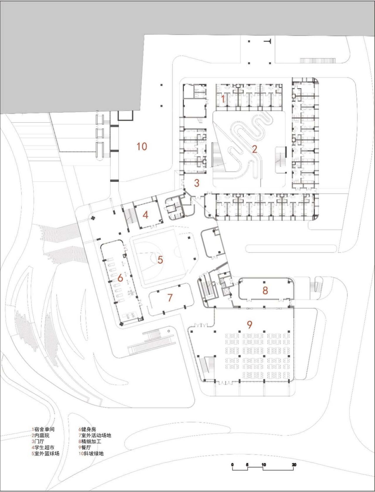 BIM建筑|电子科大长三角研究院(衢州)· 生活中心 / 同济院四时方院创新设计中心 BIM建筑|电子科大长三角研究院(衢州)· 生活中心 / 同济院四时方院创新设计中心