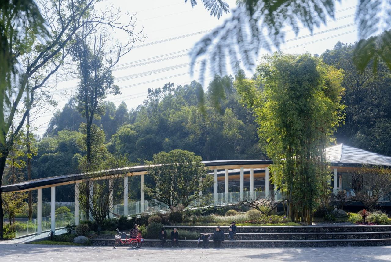 BIM建筑|竹文化的意象解读:崇州·竹艺村游客中心 / 小隐建筑 BIM建筑|竹文化的意象解读:崇州·竹艺村游客中心 / 小隐建筑