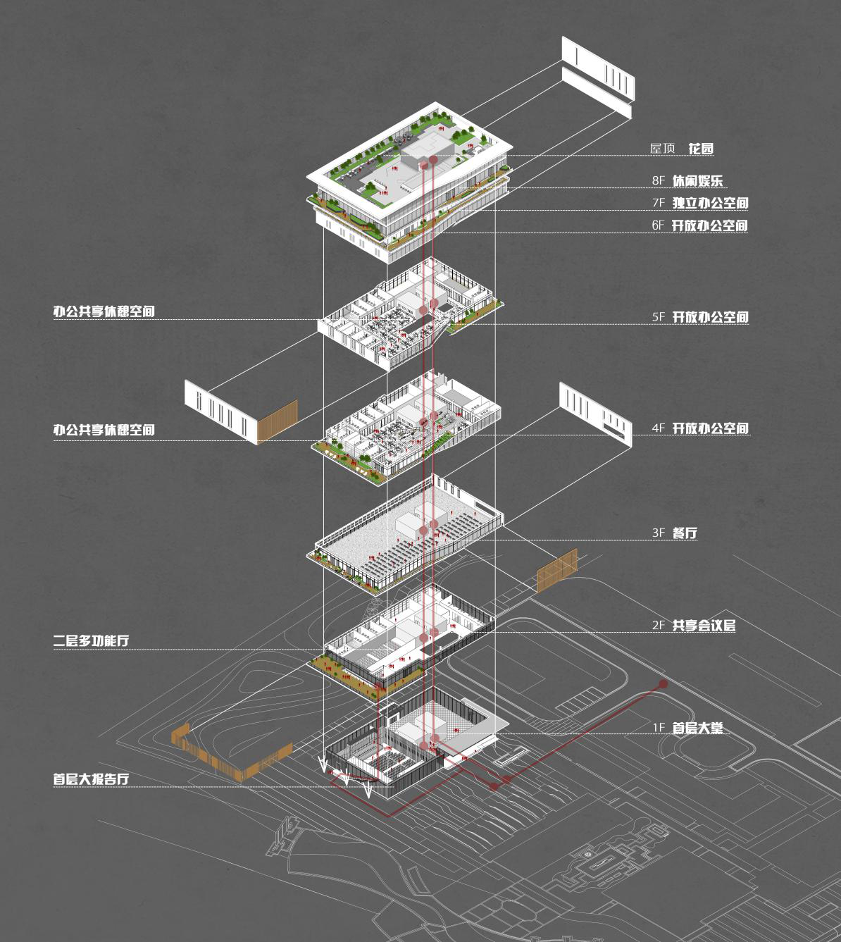 BIM建筑|立于水乡新区的精神堡垒:东莞水乡科创二期 / 森磊国际 BIM建筑|立于水乡新区的精神堡垒:东莞水乡科创二期 / 森磊国际