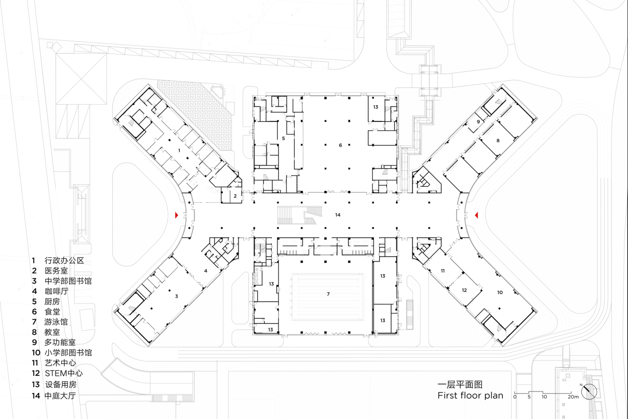BIM建筑|Education Hub:HIS杭州国际学校 / 朱培栋-line+建筑事务所、gad BIM建筑|Education Hub:HIS杭州国际学校 / 朱培栋-line+建筑事务所、gad