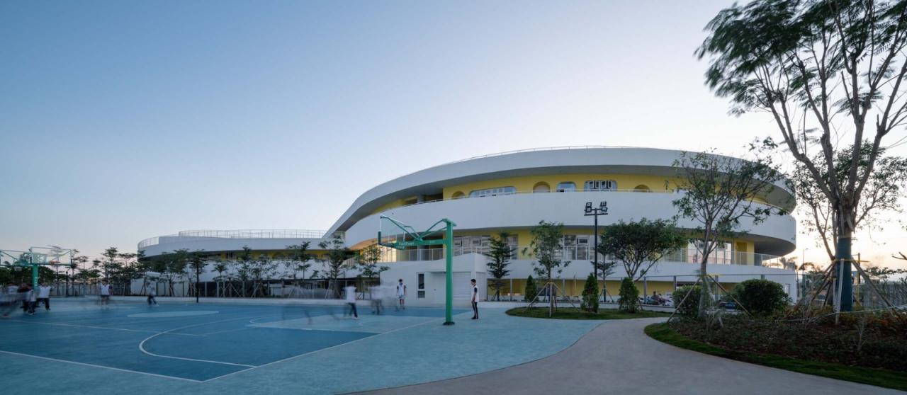 BIM建筑|海口江东寰岛实验学校 / 迹·建筑事务所 BIM建筑|海口江东寰岛实验学校 / 迹·建筑事务所