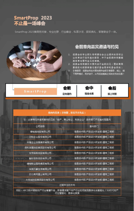 【2023 峰会预告】第五届SmartProp智慧地产与物业峰会 BIM新闻 第9张-BIM建筑网 【2023 峰会预告】第五届SmartProp智慧地产与物业峰会