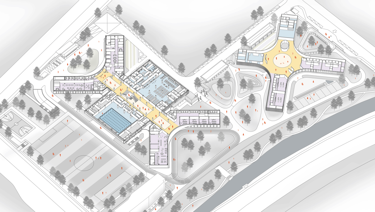 BIM建筑|Education Hub:HIS杭州国际学校 / 朱培栋-line+建筑事务所、gad BIM建筑|Education Hub:HIS杭州国际学校 / 朱培栋-line+建筑事务所、gad