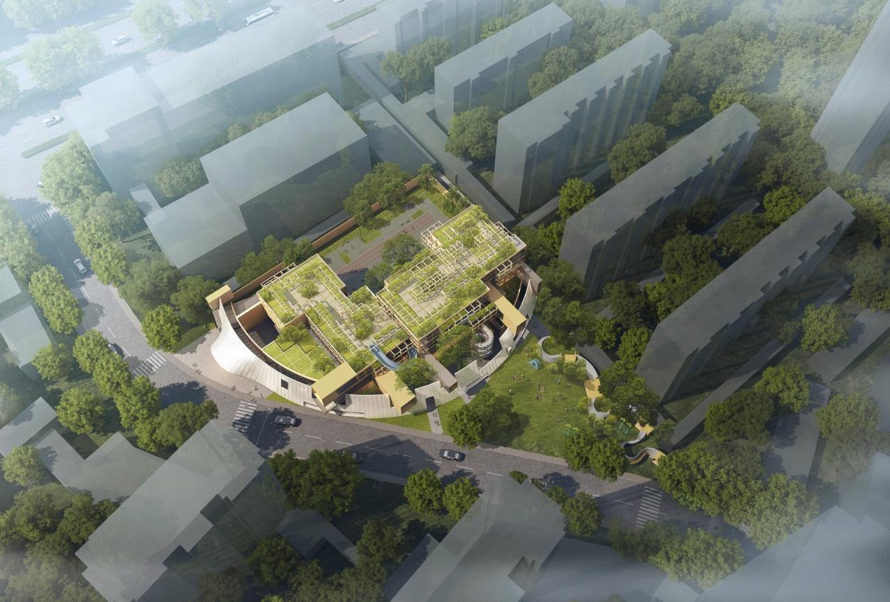 BIM建筑|三里亭幼儿园:点亮社区的星火 / goa大象设计+江南管理中标方案 BIM建筑|三里亭幼儿园:点亮社区的星火 / goa大象设计+江南管理中标方案