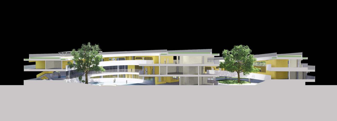 BIM建筑|海口江东寰岛实验学校 / 迹·建筑事务所 BIM建筑|海口江东寰岛实验学校 / 迹·建筑事务所