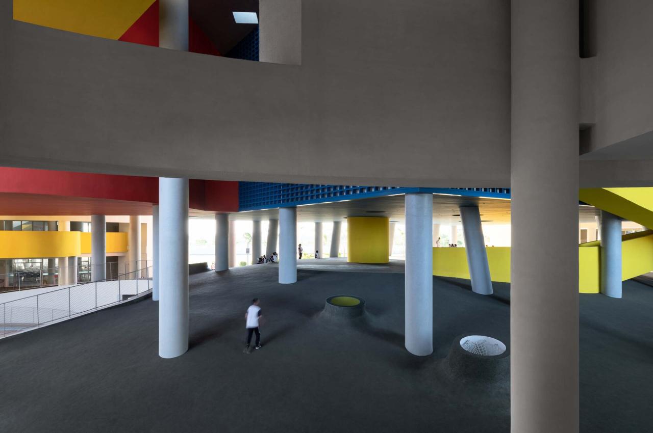 BIM建筑|海口江东寰岛实验学校 / 迹·建筑事务所 BIM建筑|海口江东寰岛实验学校 / 迹·建筑事务所