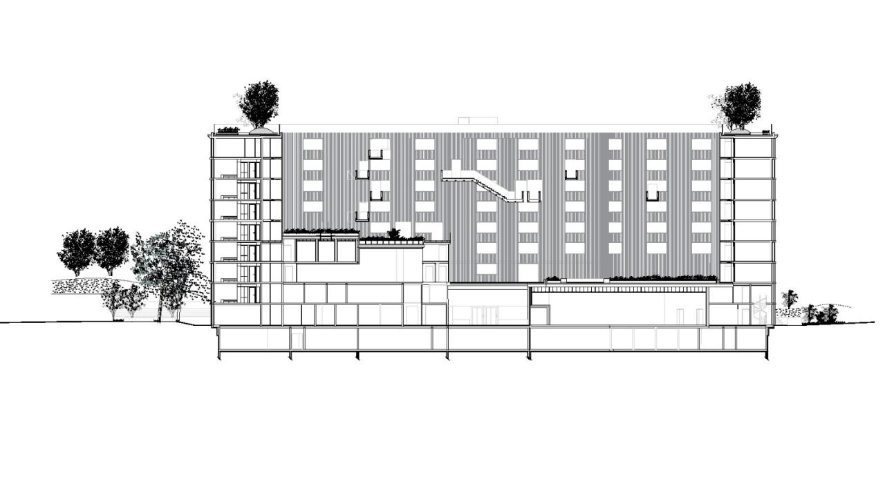 BIM建筑|法国巴黎国际大学城中国学舍 / 非常建筑 + CAAU BIM建筑|法国巴黎国际大学城中国学舍 / 非常建筑 + CAAU