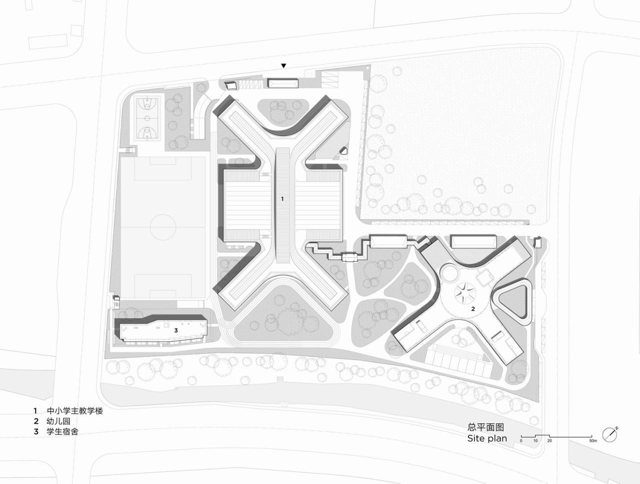 BIM建筑|Education Hub:HIS杭州国际学校 / 朱培栋-line+建筑事务所、gad BIM建筑|Education Hub:HIS杭州国际学校 / 朱培栋-line+建筑事务所、gad
